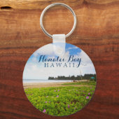 Hanalei Bay, Kauai Hawaii Beach Blume Schlüsselanhänger (Vorderseite)