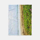 Hanalei Bay Kauai Hawaii Beach & Boote Fleecedecke (Vorderseite)