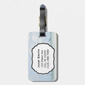 Hanalei Bay Kauai Hawaii Beach & Boote Gepäckanhänger (Rückseite vertikal)