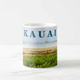 Hanalei Bay Kauai Hawaii Beach & Boote Kaffeetasse