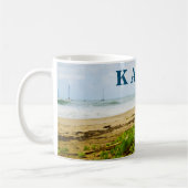 Hanalei Bay Kauai Hawaii Beach & Boote Kaffeetasse (Links)