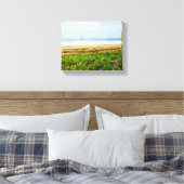 Hanalei Bay Kauai Hawaii Beach & Boote Leinwanddruck (Insitu (Schlafzimmer))