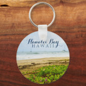 Hanalei Bay Kauai Hawaii Beach & Boote Schlüsselanhänger (Vorderseite)