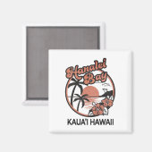 Hanalei Bay Kauai Hawaii Magnet (Vorderseite/Rückseite)