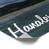 Hanalei Bay, Kauai Poster (Ecke)