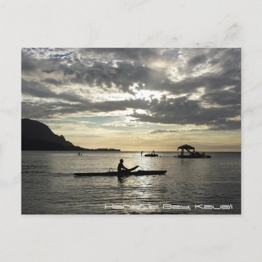 Hanalei Bay, Kauai Postkarte (Vorderseite)
