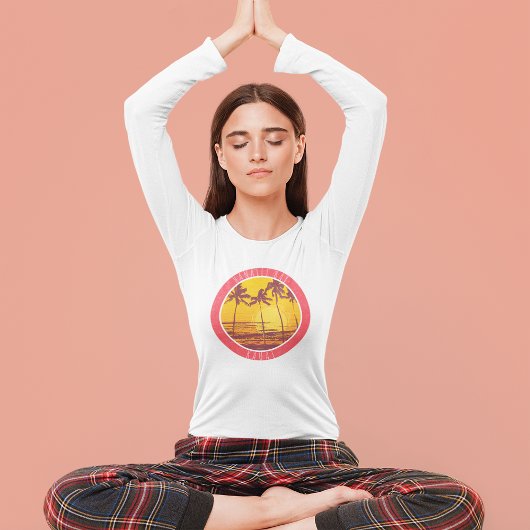 Hanalei Bay Kauai Vintag Beach Sunrise Surf Sweatshirt