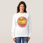 Hanalei Bay Kauai Vintag Beach Sunrise Surf Sweatshirt (Vorne ganz)