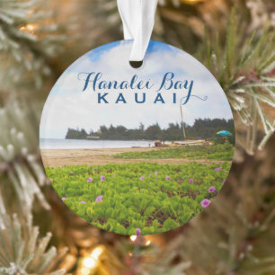 Hanalei Bucht, Foto Kauais Hawaii 2 Ornament