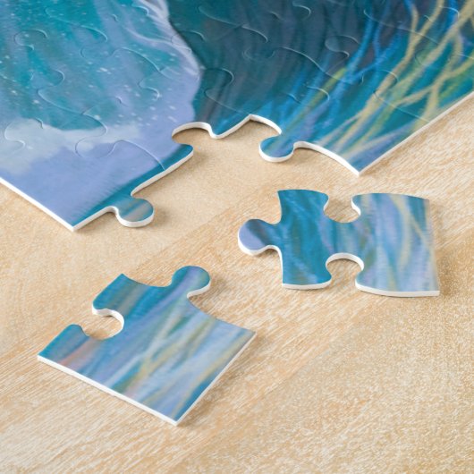 Hanalei Bucht-Strand-Brandung Puzzle (Seite)