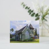Hanalei Church, Kauai, Hawaii Postkarte (Stehend Vorderseite)