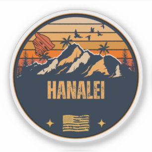 Hanalei, Hawaii Aufkleber