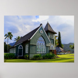 Hanalei, Hawaii, Kirche Poster
