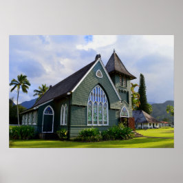 Hanalei, Hawaii, Kirche Poster
