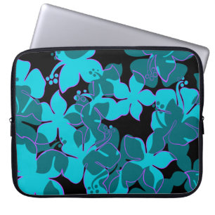 Hanalei Hawaiian Floral Neoprene Wetsuit Laptopschutzhülle