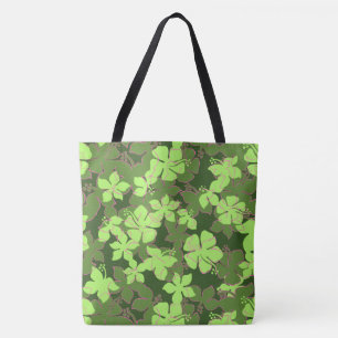Hanalei Hawaiian Hibiskus Camouflage Floral Beach  Tasche