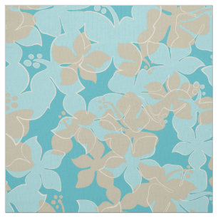 Hanalei Hawaiian Hibiskus Camouflage Floral Stoff