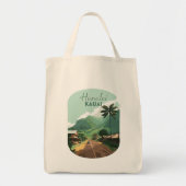 Hanalei Kauai Hawaii Bay Mountains Green Tragetasche (Vorne)