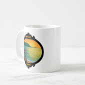 "Hanalei Pier" w/Hawaii Inseln Kaffeetasse (Vorderseite Links)