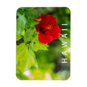 Hanalei Red Hibiskus Tropical Blume Magnet (Vertikal)
