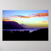 Hanalei Sunset Print Poster (Vorne)