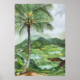 Hanalei Tal Lookout Poster