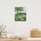 Hanalei Valley 16x20M Poster (Küche)