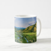 Hanalei Valley Hawaii Ölgemälde Kaffeetasse (VorderseiteRechts)