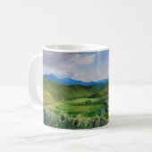 Hanalei Valley Hawaii Ölgemälde Kaffeetasse (Vorderseite Links)