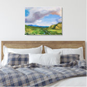Hanalei Valley Hawaii Ölgemälde Leinwanddruck (Insitu (Schlafzimmer))