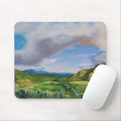 Hanalei Valley Hawaii Ölgemälde Mousepad (Mit Mouse)