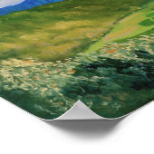 Hanalei Valley Hawaii Ölgemälde Poster (Ecke)