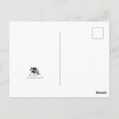 Hanami | Blüte der Sakura - Blume Postkarte (Rückseite)