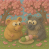 Hanami Friends Sticker (Vorderseite)