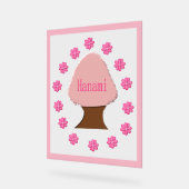 Hanami Japanese Cherry Tree Acrylschild (Winkel)