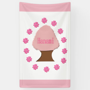 Hanami Japanese Cherry Tree Banner
