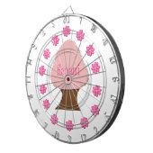 Hanami Japanese Cherry Tree Dartscheibe (Vorderseite rechts)
