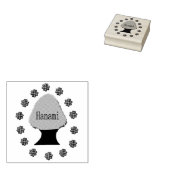 Hanami Japanese Cherry Tree Gummistempel (Stempel)