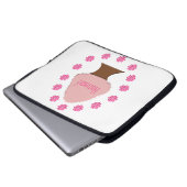 Hanami Japanese Cherry Tree Laptopschutzhülle (Vorne Knopf)
