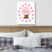 Hanami Japanese Cherry Tree Leinwanddruck (Insitu (Schlafzimmer))