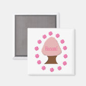Hanami Japanese Cherry Tree Magnet (Vorderseite/Rückseite)
