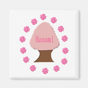 Hanami Japanese Cherry Tree Magnet