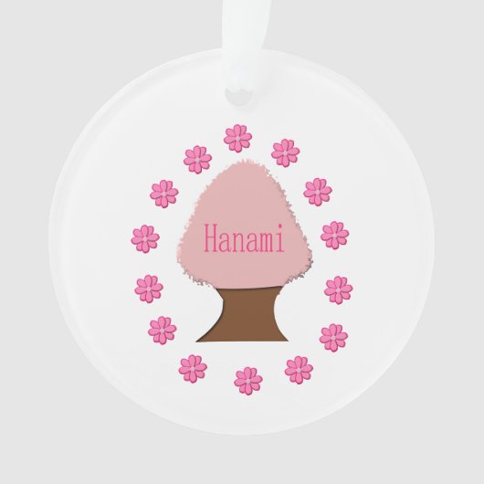 Hanami Japanese Cherry Tree Ornament (Vorderseite)