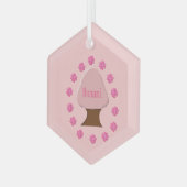 Hanami Japanese Cherry Tree Ornament Aus Glas (Vorderseite Links)