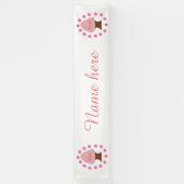 Hanami Japanese Cherry Tree Personalisiert Banner (Vertikal)