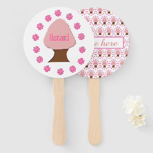 Hanami Japanese Cherry Tree Personalisiert Fächer