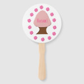 Hanami Japanese Cherry Tree Personalisiert Fächer (Vorderseite)