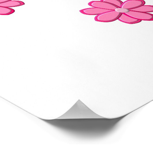 Hanami Japanese Cherry Tree Poster (Ecke)