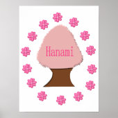 Hanami Japanese Cherry Tree Poster (Vorne)