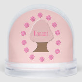 Hanami Japanese Cherry Tree Schneekugeln (Rückseite)